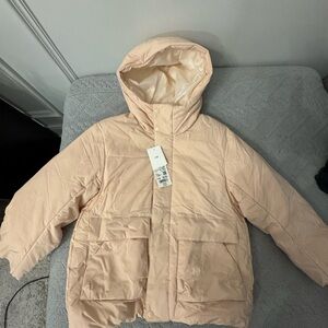 Uniqlo Girls Blush Pink Down Jacket